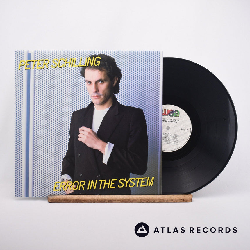 Peter Schilling Error In The System LP Vinyl Record - Front Cover & Record