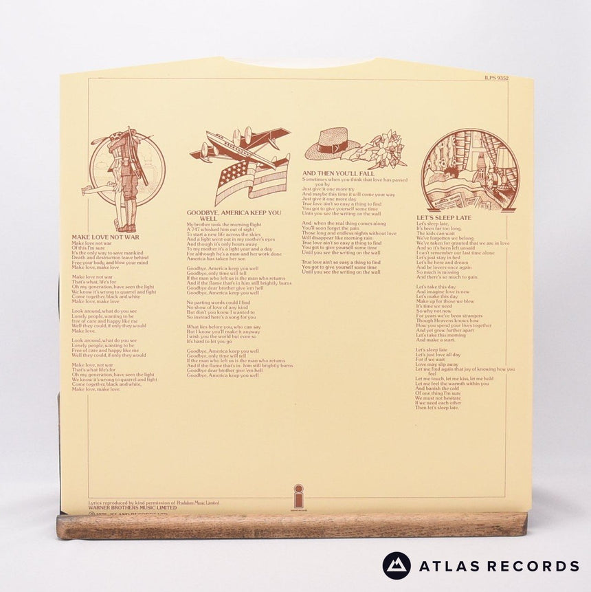 Peter Skellern - Hard Times - LP Vinyl Record - VG+/EX