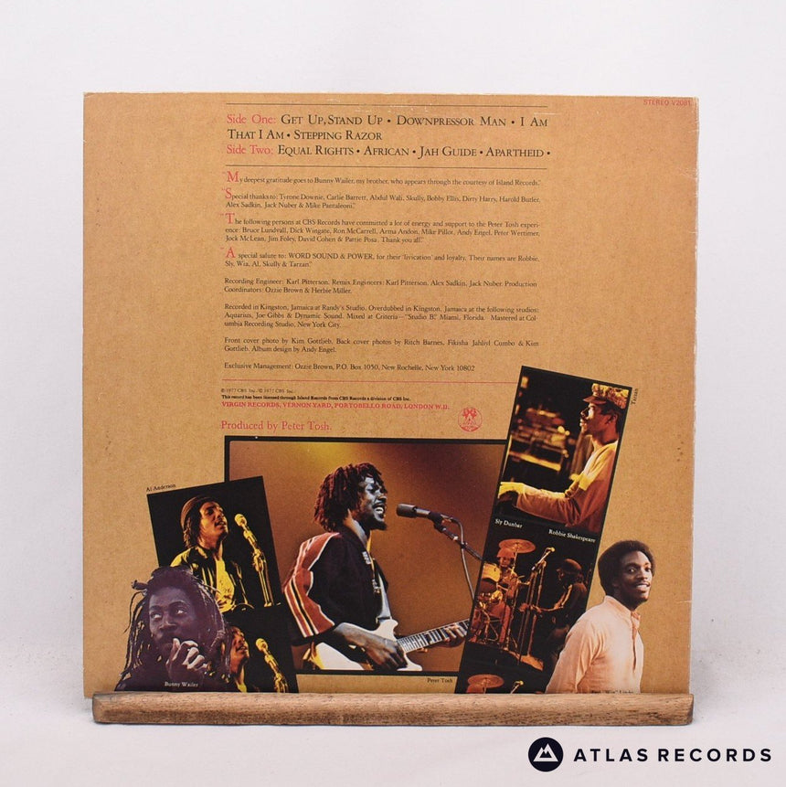 Peter Tosh - Equal Rights - A1 B1 LP Vinyl Record - EX/EX