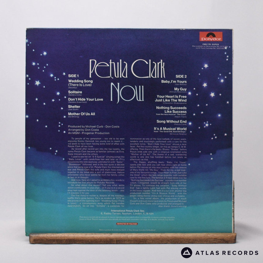Petula Clark - Now - LP Vinyl Record - EX/VG+