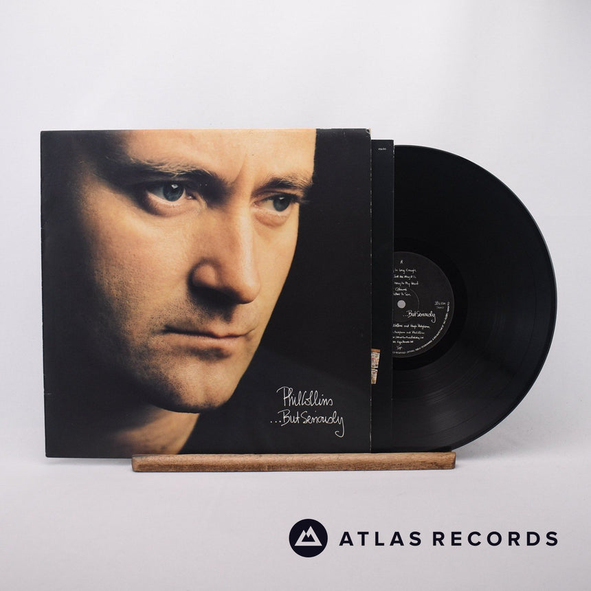 Phil Collins ...But Seriously LP Vinyl Record - Front Cover & Record