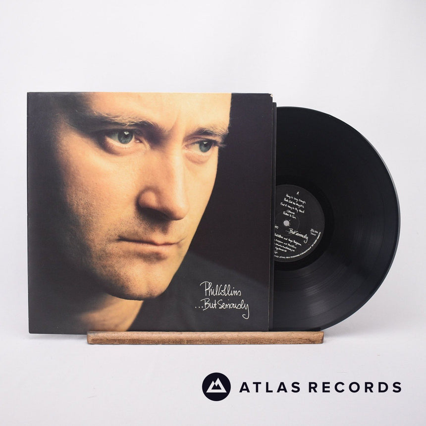 Phil Collins ...But Seriously LP Vinyl Record - Front Cover & Record