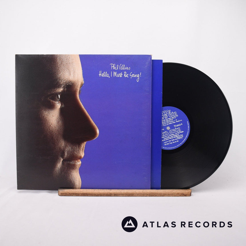 Phil Collins Hello, I Must Be Going! LP Vinyl Record - Front Cover & Record