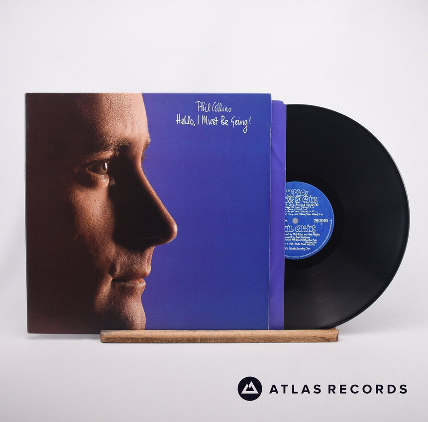 Phil Collins Hello, I Must Be Going LP Vinyl Record - Front Cover & Record