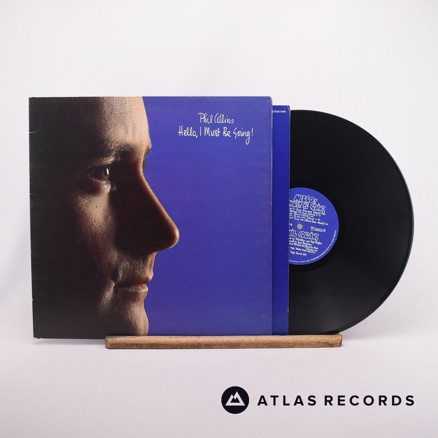 Phil Collins Hello, I Must Be Going! LP Vinyl Record - Front Cover & Record