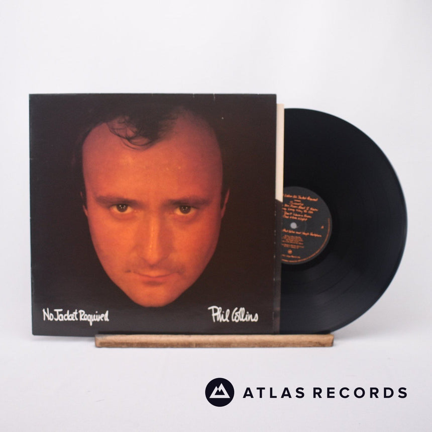 Phil Collins No Jacket Required LP Vinyl Record - Front Cover & Record