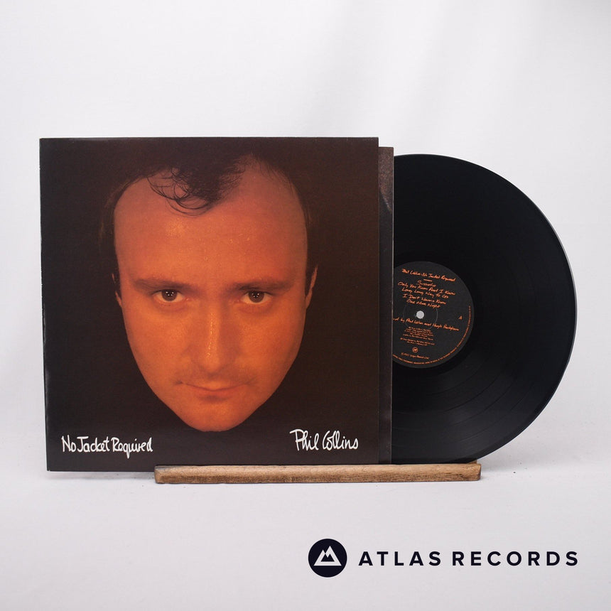 Phil Collins No Jacket Required LP Vinyl Record - Front Cover & Record
