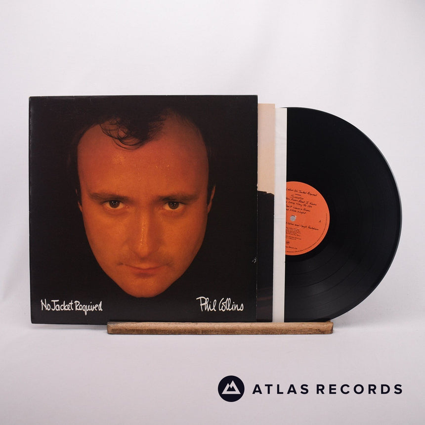 Phil Collins No Jacket Required LP Vinyl Record - Front Cover & Record