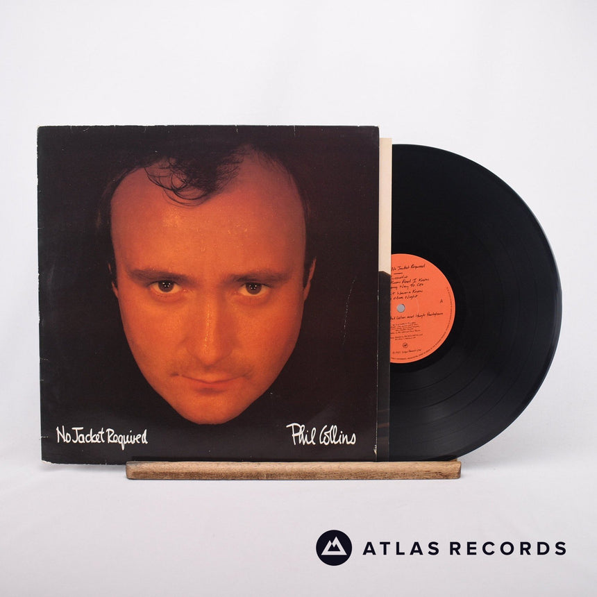 Phil Collins No Jacket Required LP Vinyl Record - Front Cover & Record