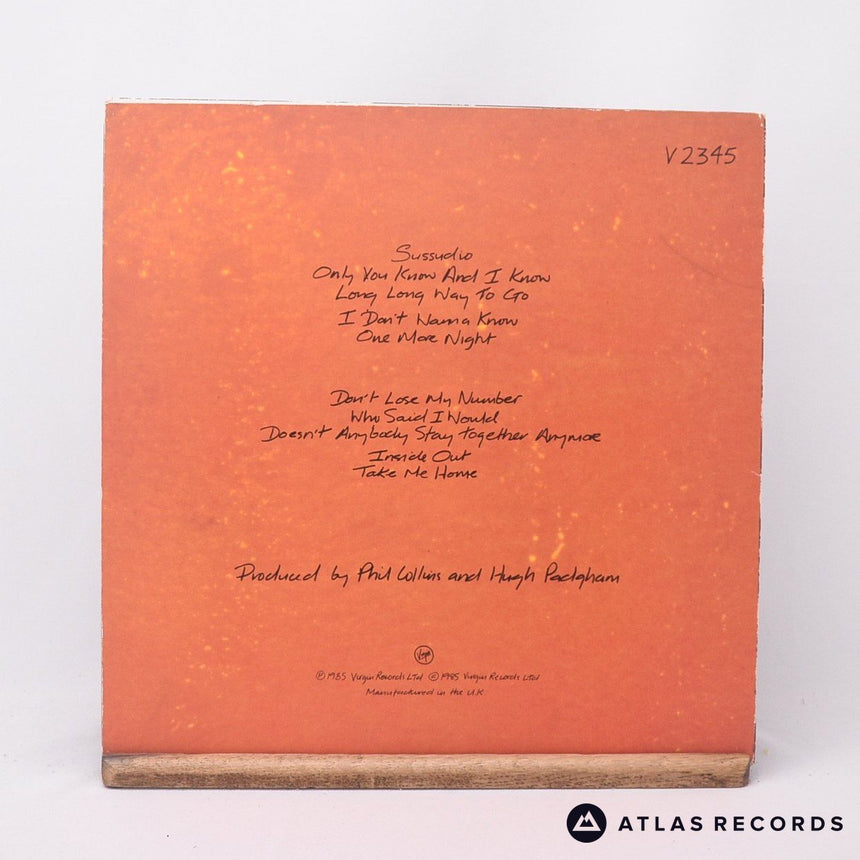 Phil Collins - No Jacket Required - LP Vinyl Record - EX/EX