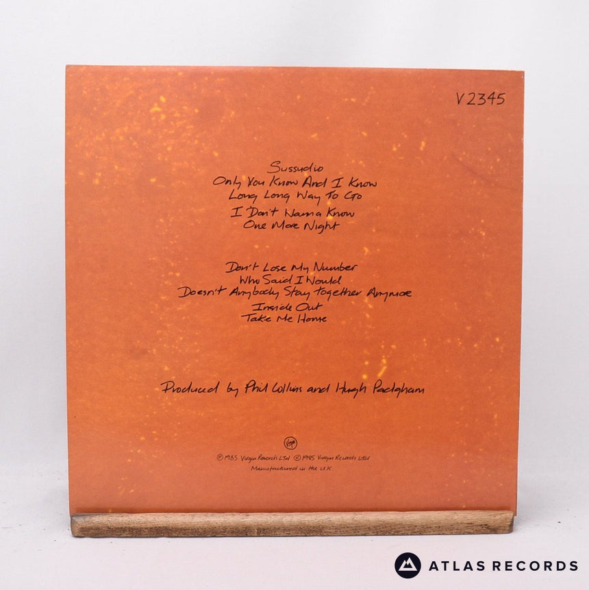 Phil Collins - No Jacket Required - LP Vinyl Record - EX/EX