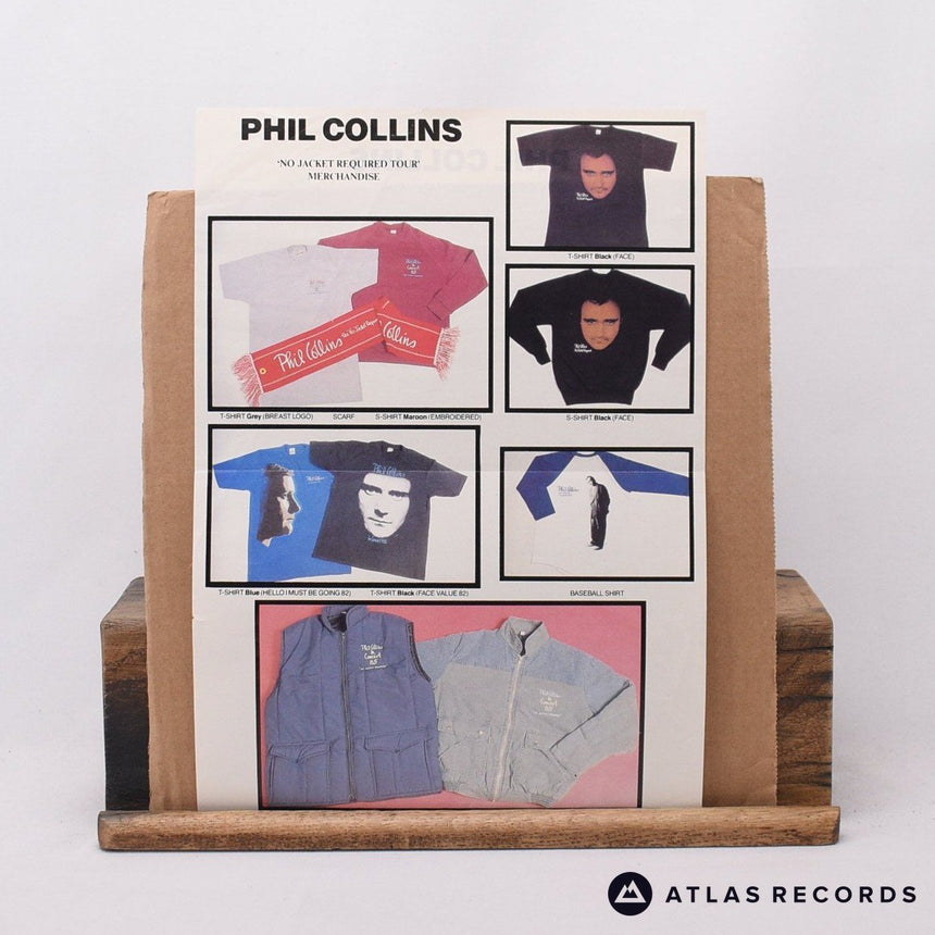 Phil Collins - No Jacket Required - Insert LP Vinyl Record - VG+/EX