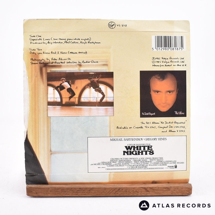 Phil Collins - Separate Lives - 7" Vinyl Record - VG+/VG+