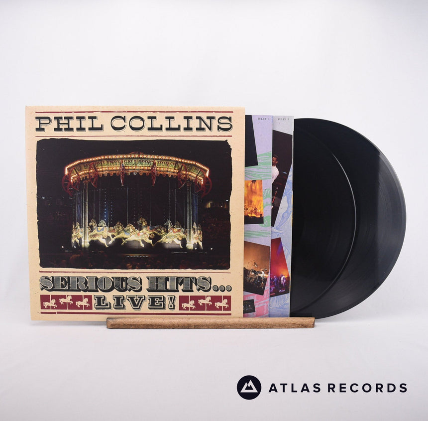 Phil Collins Serious Hits...Live! 2 x LP Vinyl Record - Front Cover & Record