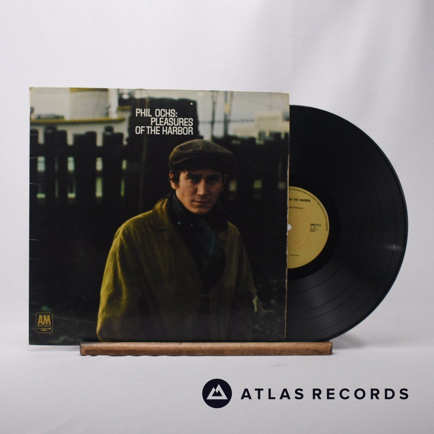Phil Ochs Pleasures Of The Harbor LP Vinyl Record - Front Cover & Record