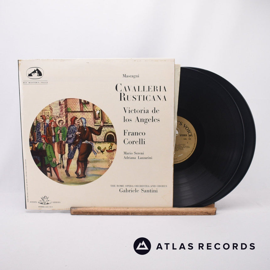 Pietro Mascagni Cavalleria Rusticana 2 x LP Vinyl Record - Front Cover & Record