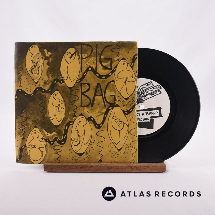 Pigbag Papa's Got A Brand New Pigbag 7" Vinyl Record - Front Cover & Record