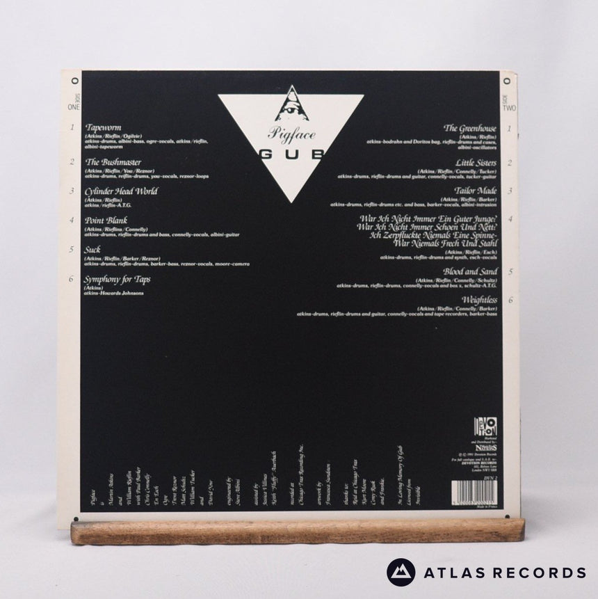 Pigface - Gub - Misprint A1 B1 LP Vinyl Record - EX/EX