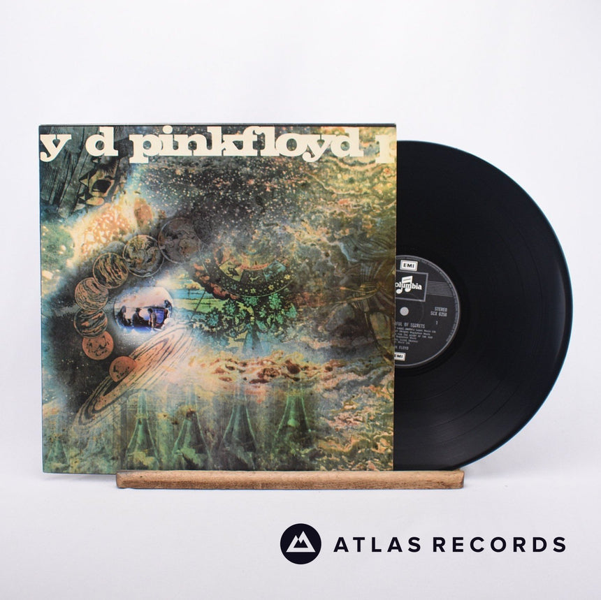 Pink Floyd A Saucerful Of Secrets LP Vinyl Record - Front Cover & Record
