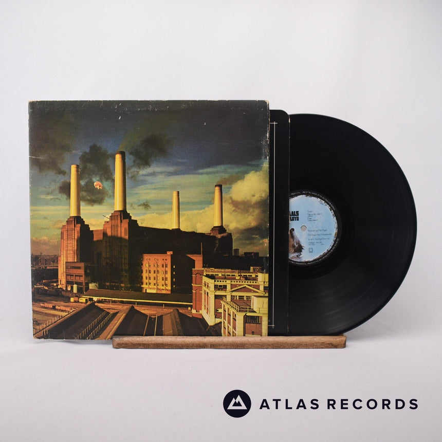 Pink Floyd Animals LP Vinyl Record - Front Cover & Record