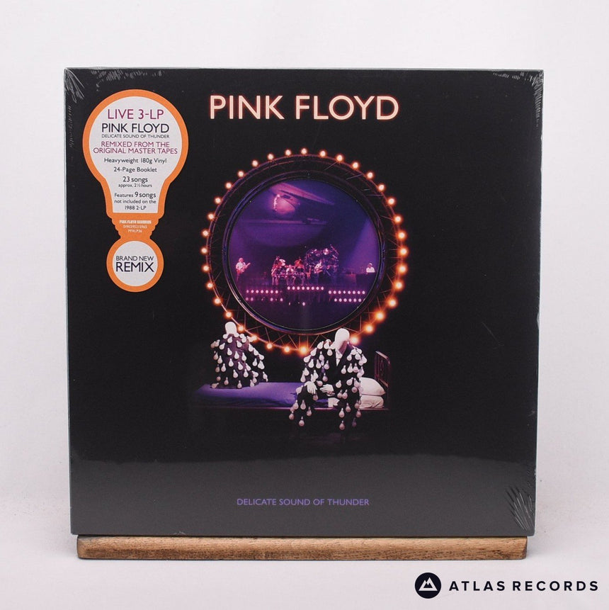 Pink Floyd Delicate Sound Of Thunder 3 x LP Vinyl Record - Front Cover & Record