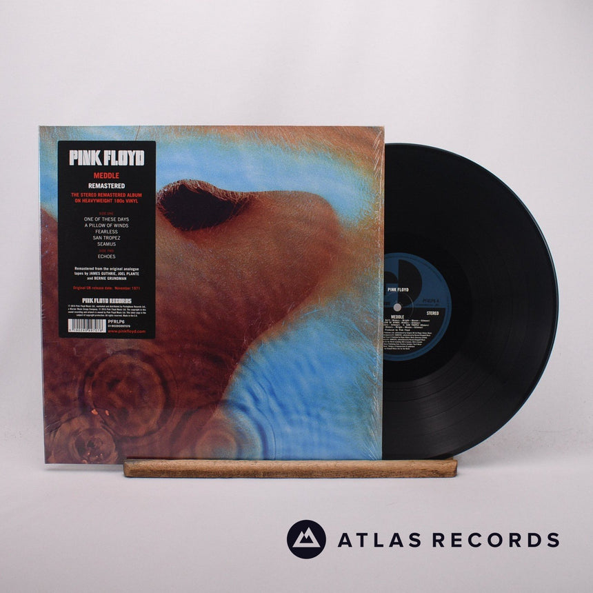 Pink Floyd Meddle LP Vinyl Record - Front Cover & Record