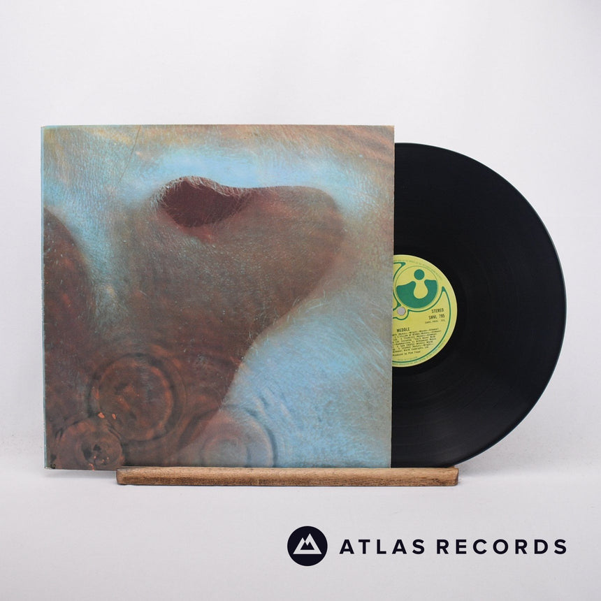 Pink Floyd Meddle LP Vinyl Record - Front Cover & Record