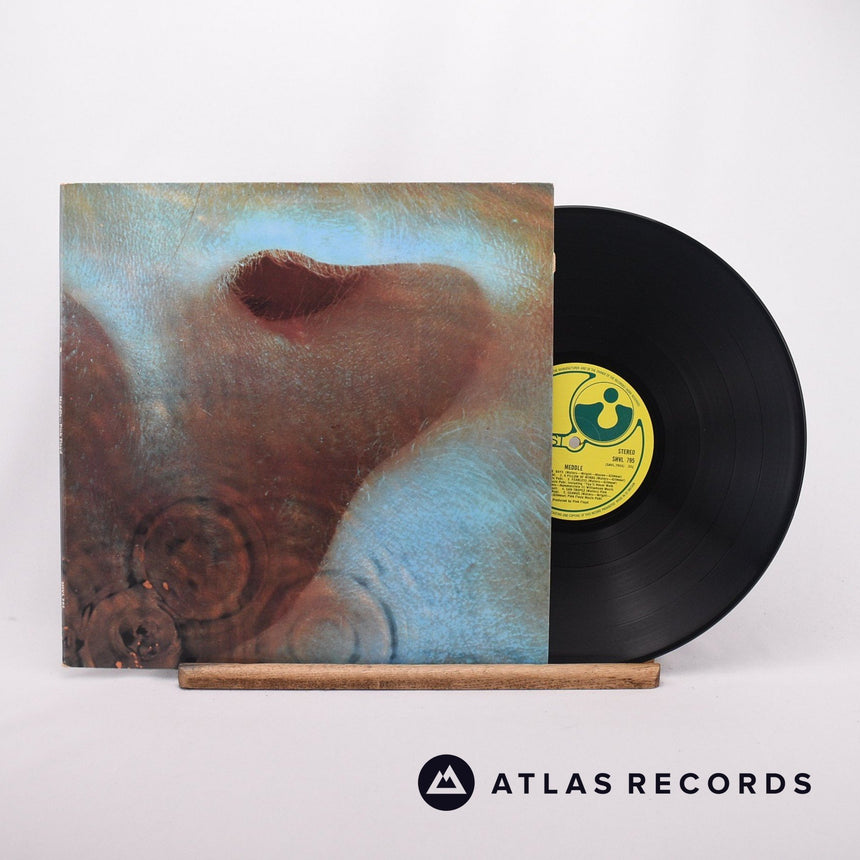 Pink Floyd Meddle LP Vinyl Record - Front Cover & Record