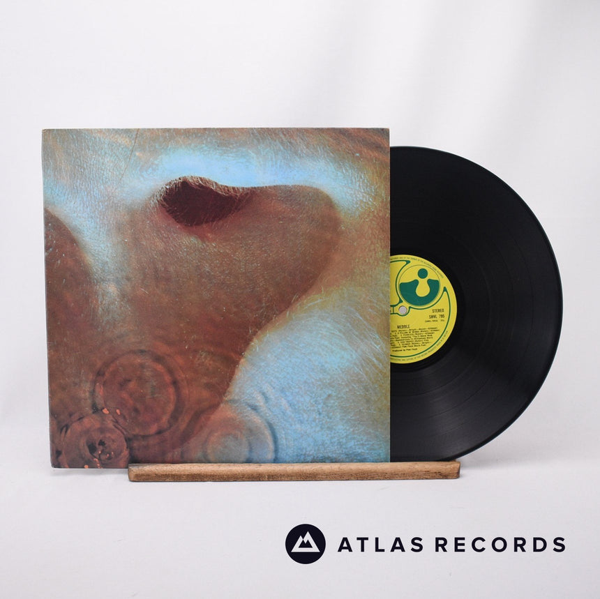 Pink Floyd Meddle LP Vinyl Record - Front Cover & Record