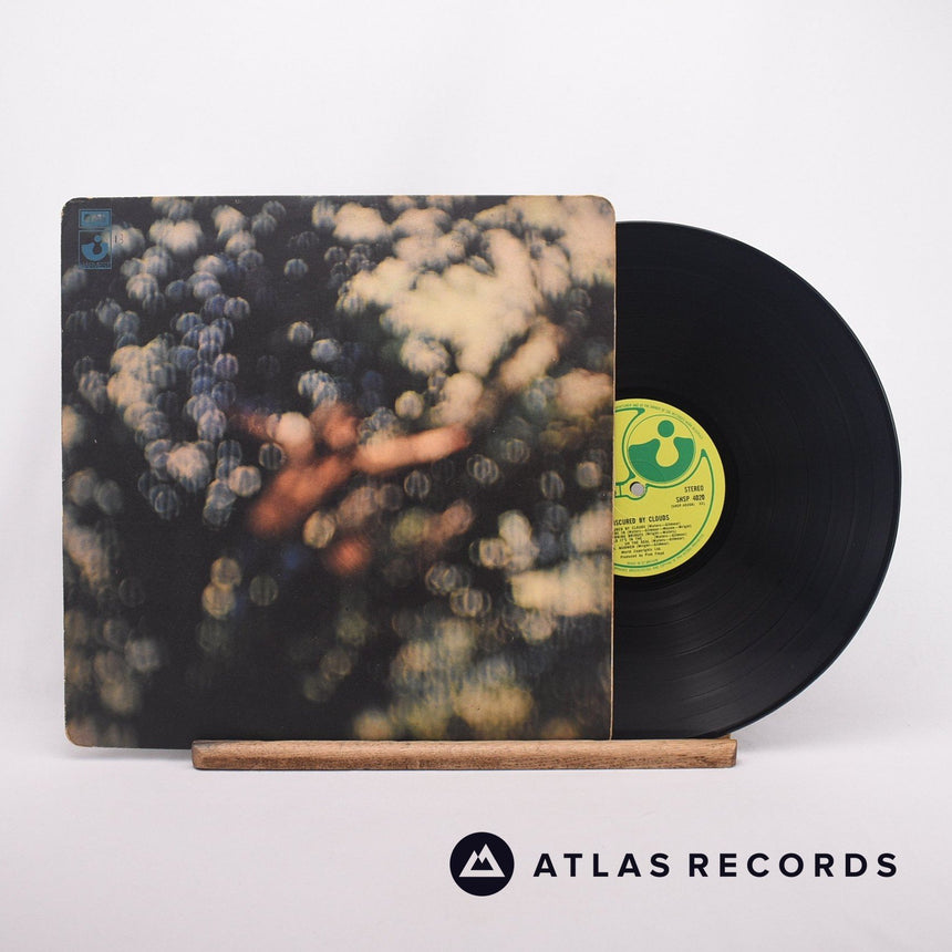 Pink Floyd Obscured By Clouds LP Vinyl Record - Front Cover & Record