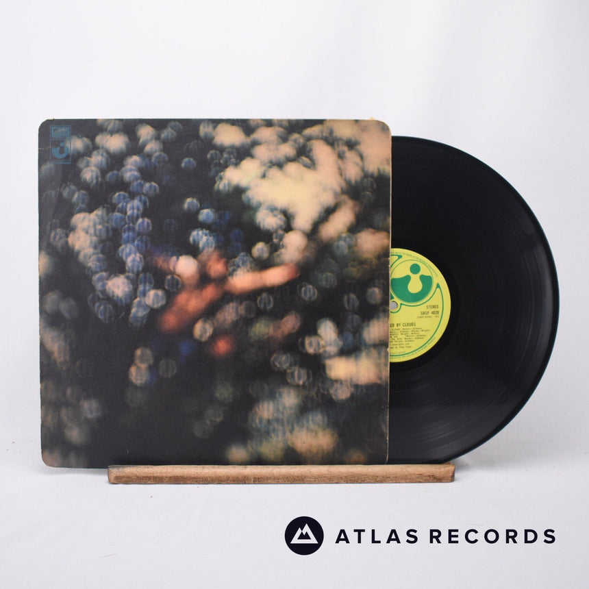 Pink Floyd Obscured By Clouds LP Vinyl Record - Front Cover & Record