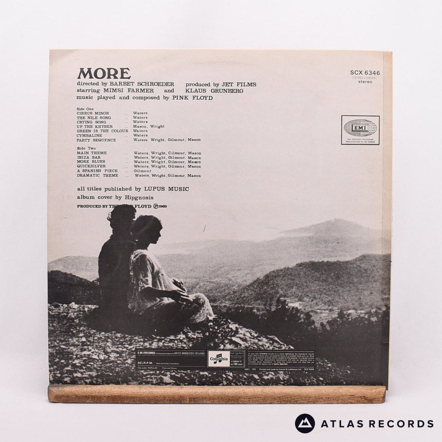 Pink Floyd - Soundtrack From The Film "More" - -3 -1G LP Vinyl Record - EX/EX