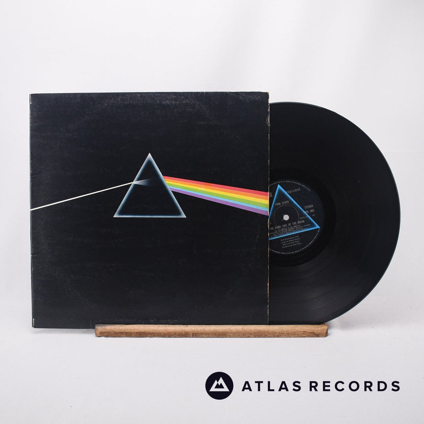 Pink Floyd The Dark Side Of The Moon LP Vinyl Record - Front Cover & Record