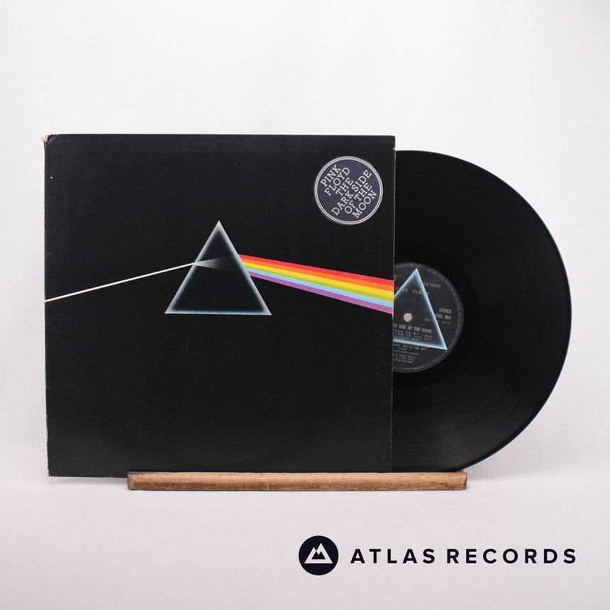 Pink Floyd The Dark Side Of The Moon LP Vinyl Record - Front Cover & Record