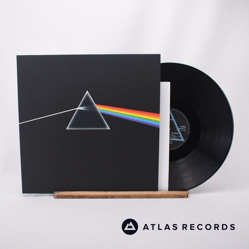 Pink Floyd The Dark Side Of The Moon LP Vinyl Record - Front Cover & Record