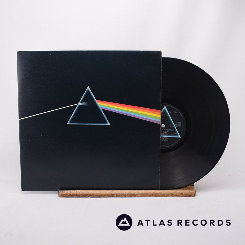 Pink Floyd The Dark Side Of The Moon LP Vinyl Record - Front Cover & Record