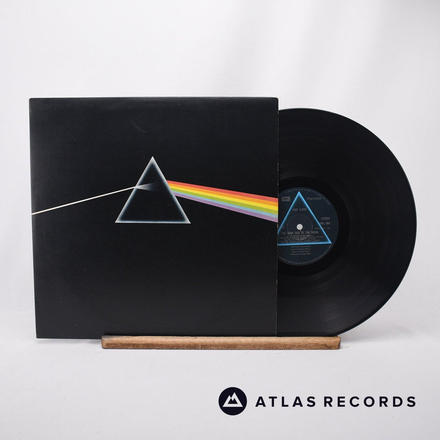 Pink Floyd The Dark Side Of The Moon LP Vinyl Record - Front Cover & Record