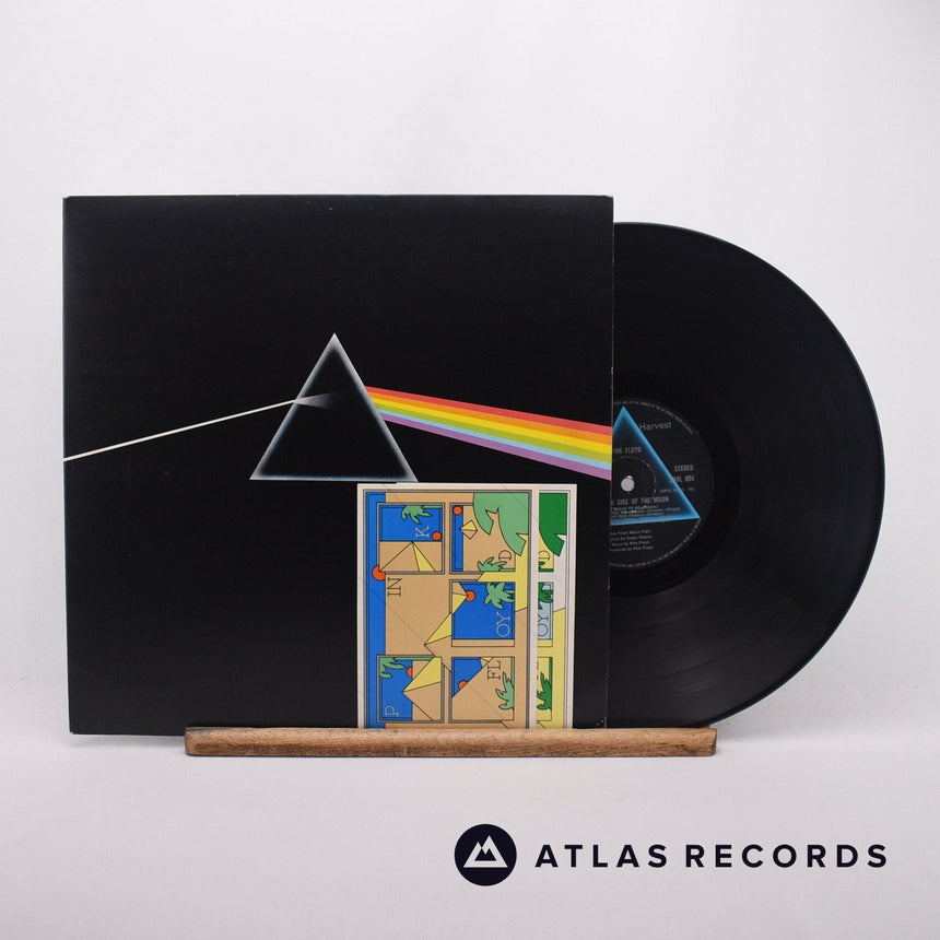 Pink Floyd The Dark Side Of The Moon LP Vinyl Record - Front Cover & Record