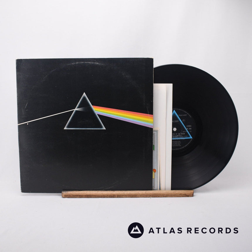 Pink Floyd The Dark Side Of The Moon LP Vinyl Record - Front Cover & Record