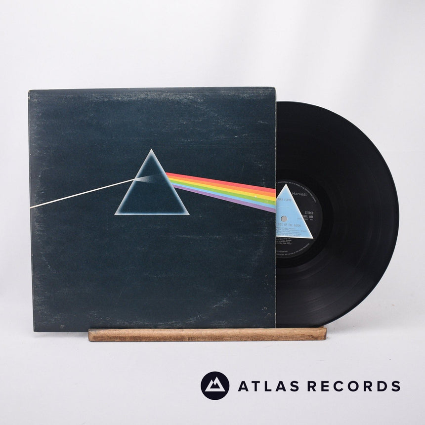 Pink Floyd The Dark Side Of The Moon LP Vinyl Record - Front Cover & Record