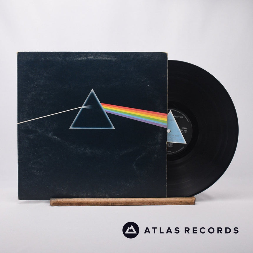 Pink Floyd The Dark Side Of The Moon LP Vinyl Record - Front Cover & Record