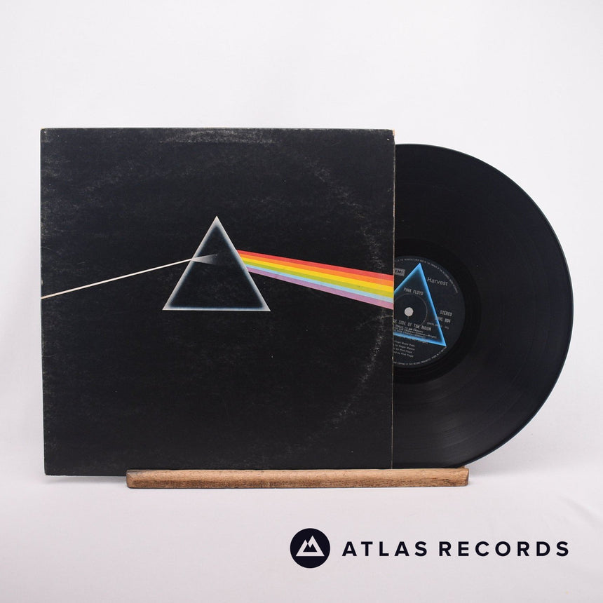 Pink Floyd The Dark Side Of The Moon LP Vinyl Record - Front Cover & Record