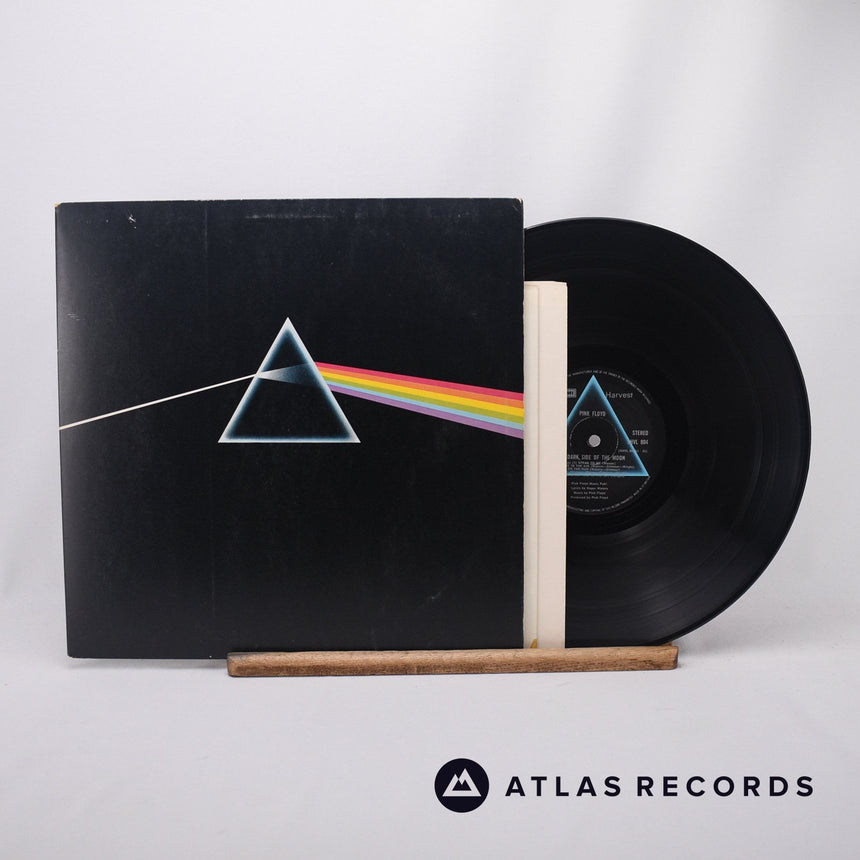 Pink Floyd The Dark Side Of The Moon LP Vinyl Record - Front Cover & Record