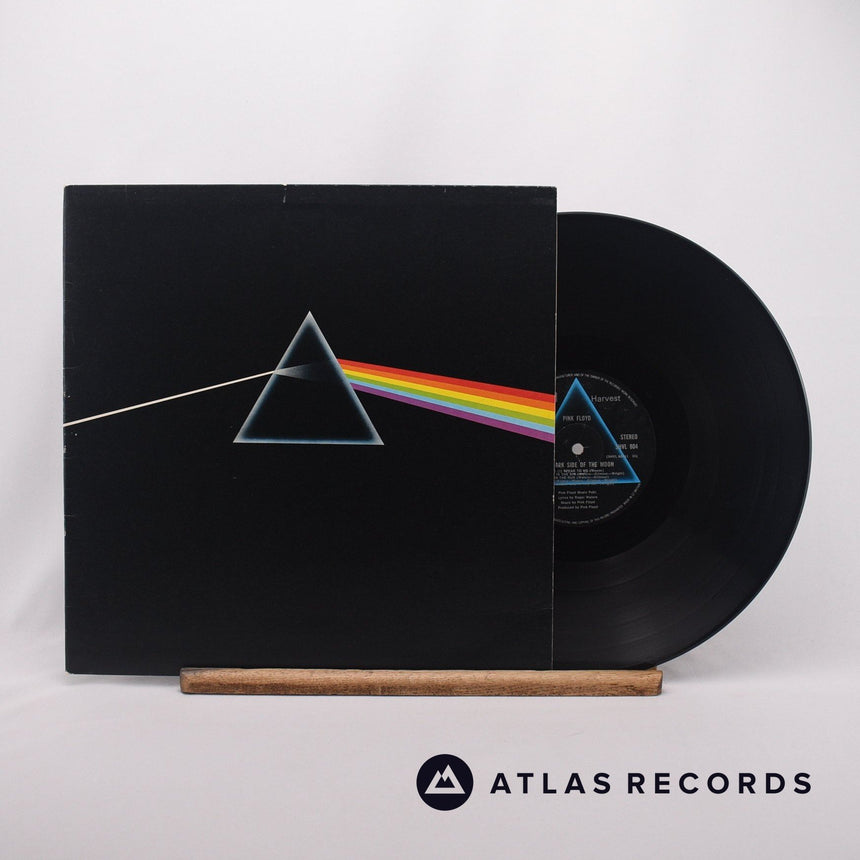 Pink Floyd The Dark Side Of The Moon LP Vinyl Record - Front Cover & Record