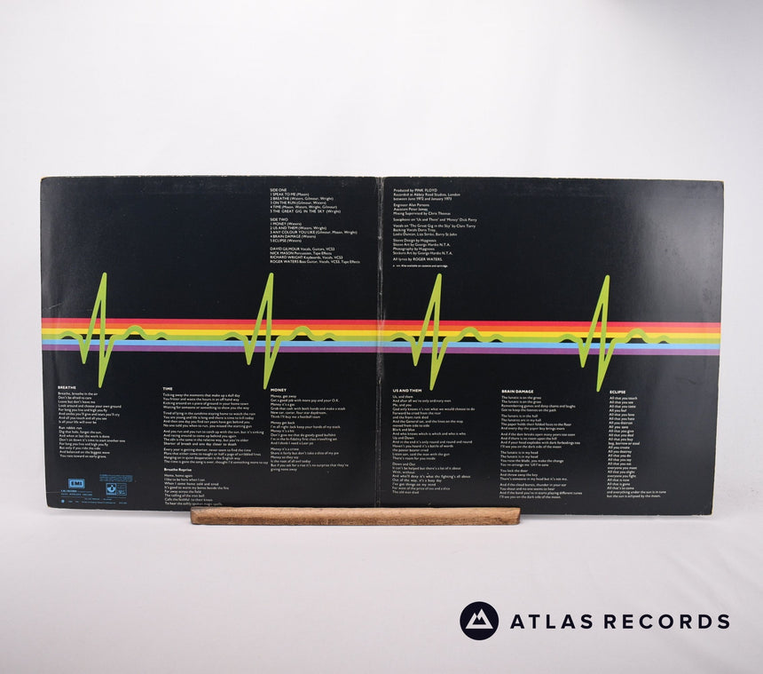 Pink Floyd - The Dark Side Of The Moon - A-3 B-3 LP Vinyl Record - VG/VG+