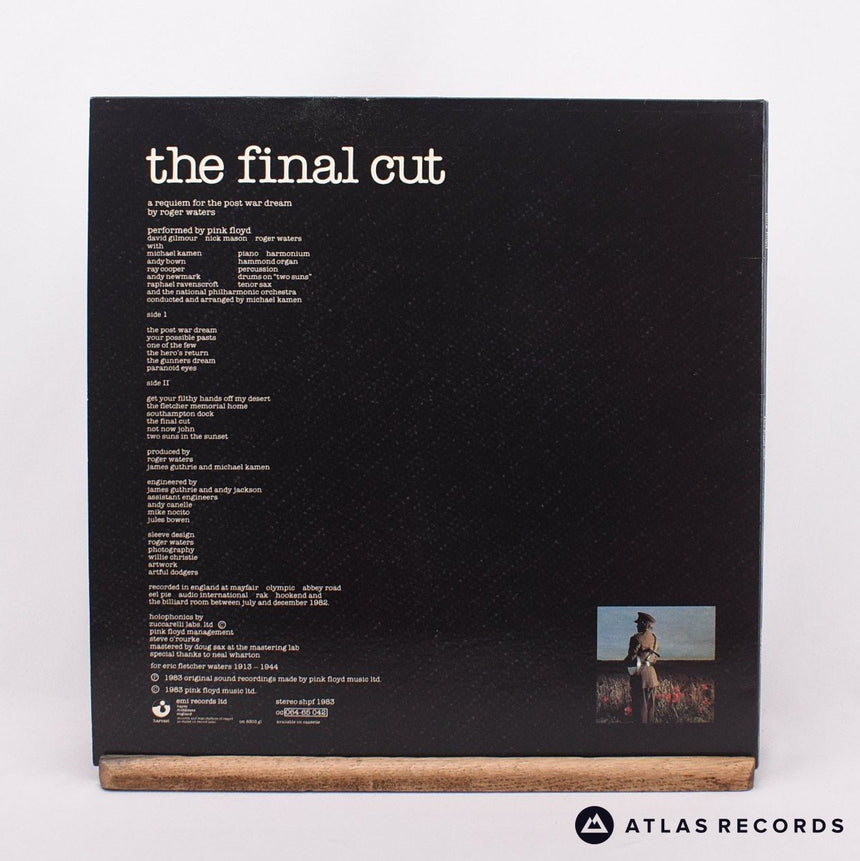 Pink Floyd - The Final Cut - Gatefold A-1 B-2 LP Vinyl Record - EX/EX