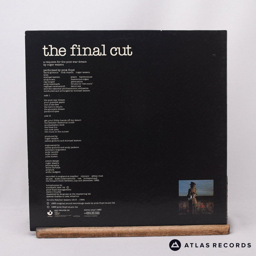 Pink Floyd - The Final Cut - Gatefold A-5 B-4 LP Vinyl Record - VG+/EX