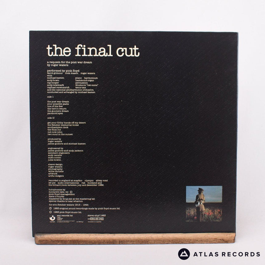 Pink Floyd - The Final Cut - Gatefold A-1 B-2 LP Vinyl Record - EX/EX