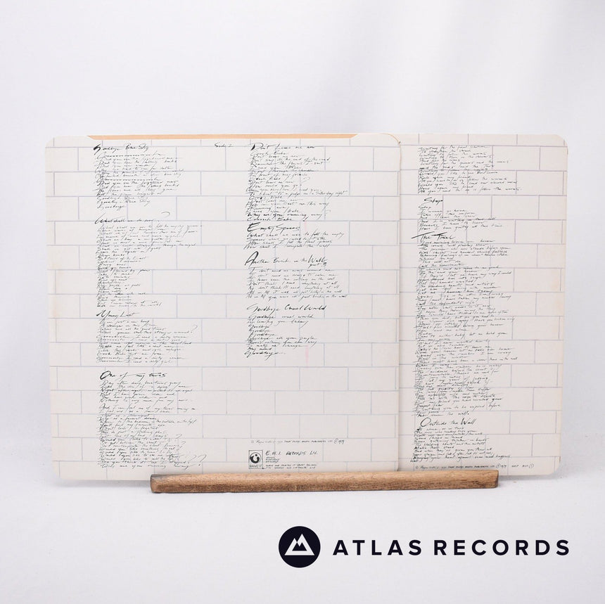 Pink Floyd - The Wall - A-3U B-2U 2 x LP Vinyl Record - VG+/VG+