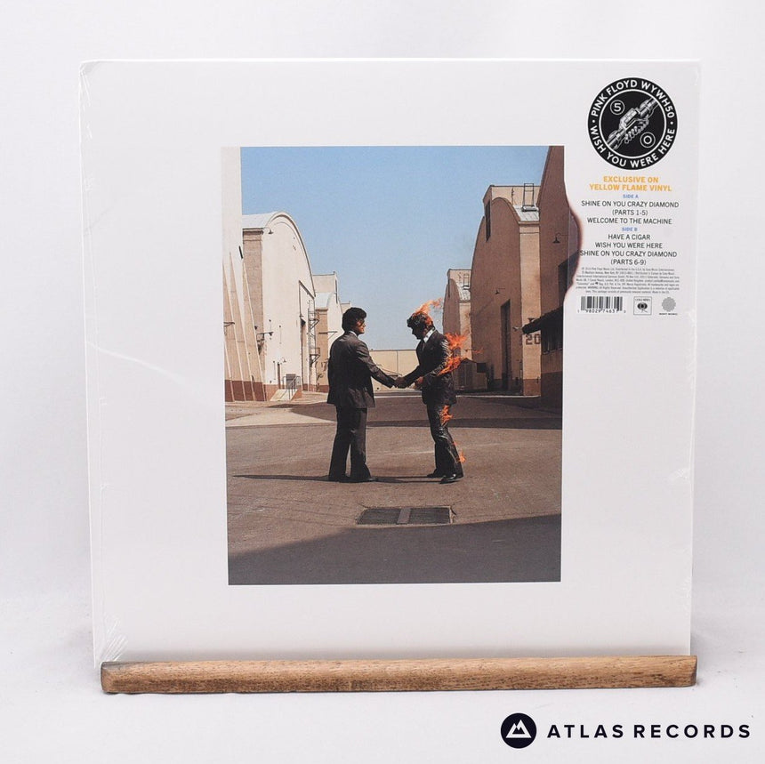Pink Floyd Wish You Were Here LP Vinyl Record - Front Cover & Record